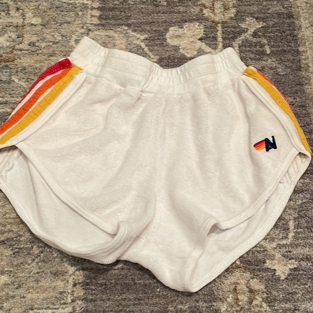 Kids Size 10 Aviator Nation Prism Jogger Shorts